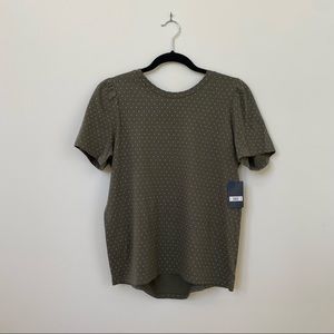 Lucky Brand Puff Sleeve Tee